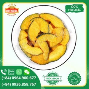 Bí đỏ sấy giòn - Crispy Dried Red Pumpkin