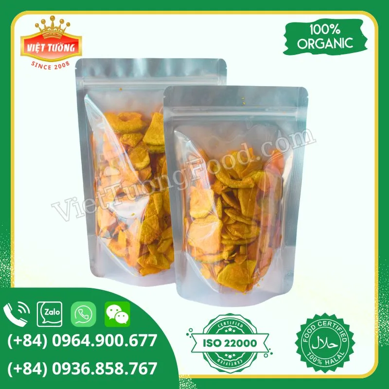 Bí đỏ sấy giòn - Crispy Dried Red Pumpkin