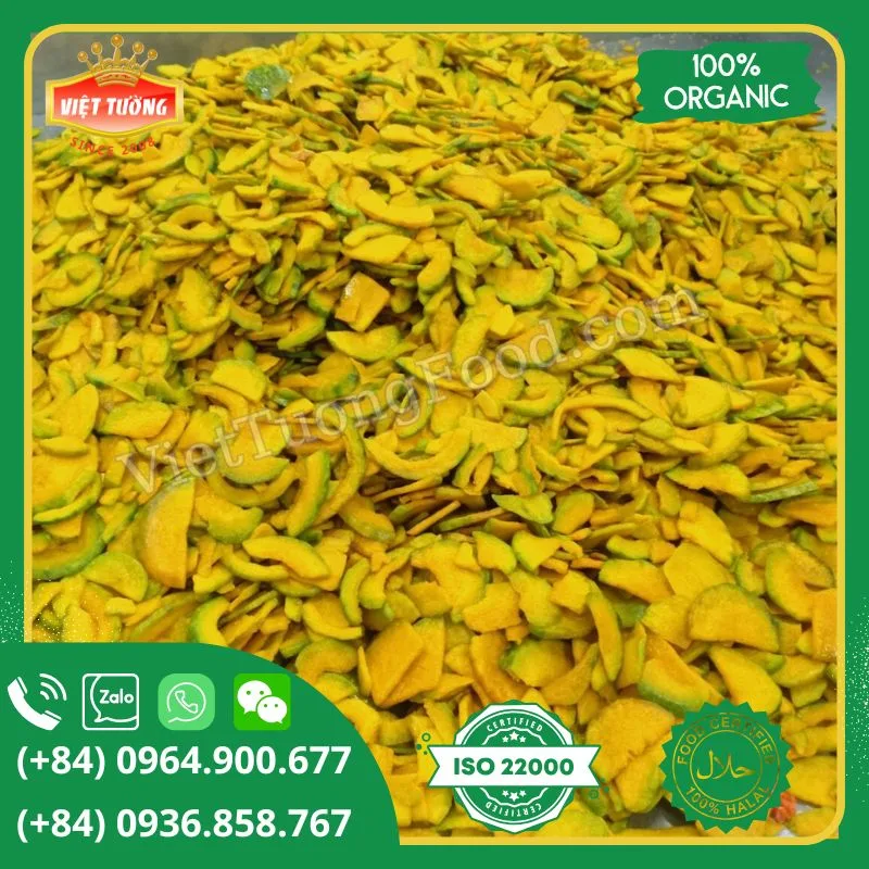 Bí đỏ sấy giòn - Crispy Dried Red Pumpkin Bí đỏ sấy giòn - Crispy Dried Red Pumpkin