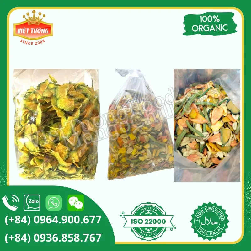 Bí đỏ sấy giòn - Crispy Dried Red Pumpkin Bí đỏ sấy giòn - Crispy Dried Red Pumpkin