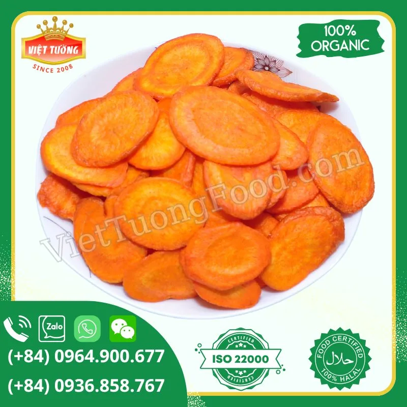 Cà rốt sấy giòn - Crispy Dried Carrot Cà rốt sấy giòn - Crispy Dried Carrot