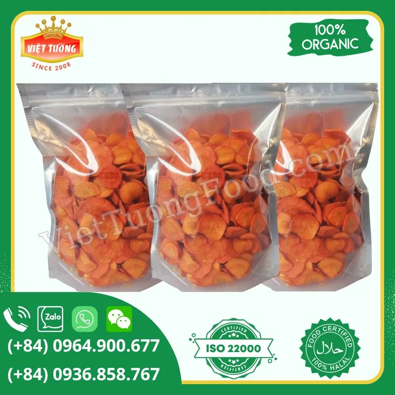 Cà rốt sấy giòn - Crispy Dried Carrot Cà rốt sấy giòn - Crispy Dried Carrot