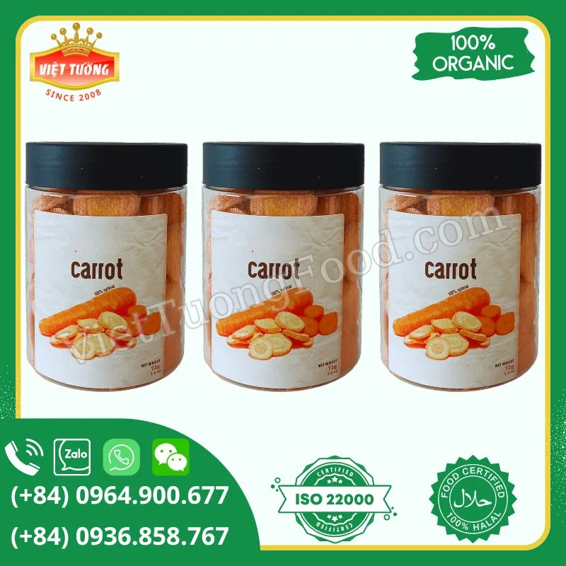 Cà rốt sấy giòn - Crispy Dried Carrot Cà rốt sấy giòn - Crispy Dried Carrot