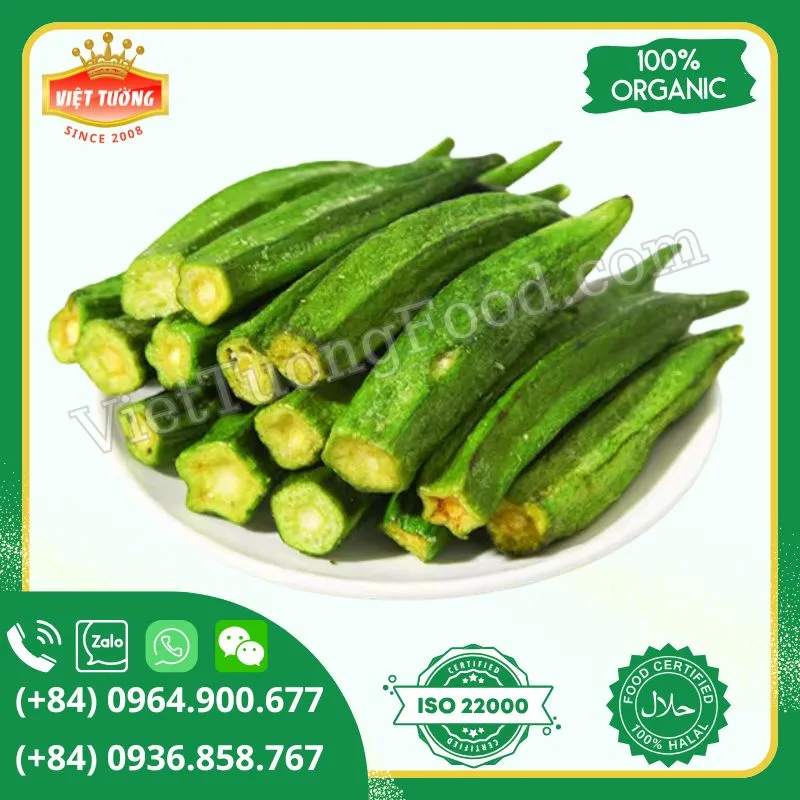 Đậu bắp sấy giòn - Dried Okra Đậu bắp sấy giòn - Dried Okra