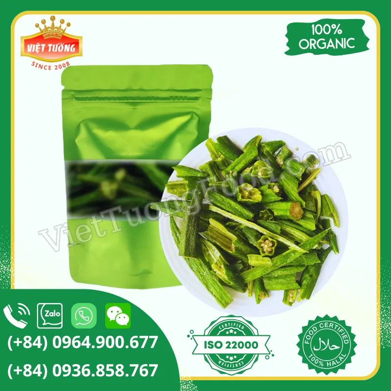 Đậu bắp sấy giòn - Dried Okra Đậu bắp sấy giòn - Dried Okra