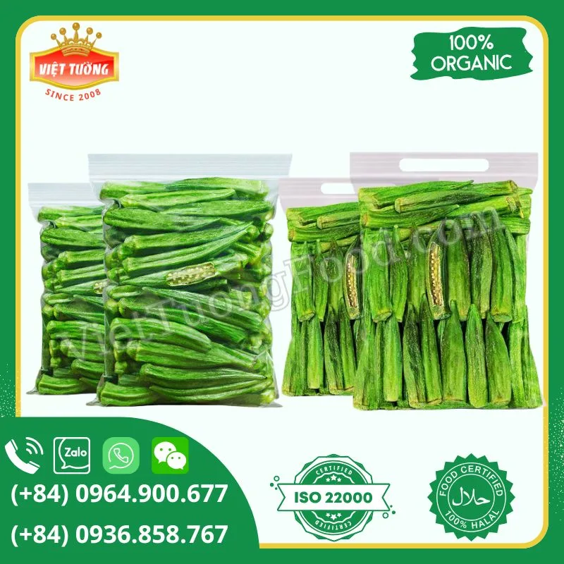 Đậu bắp sấy giòn - Dried Okra Đậu bắp sấy giòn - Dried Okra