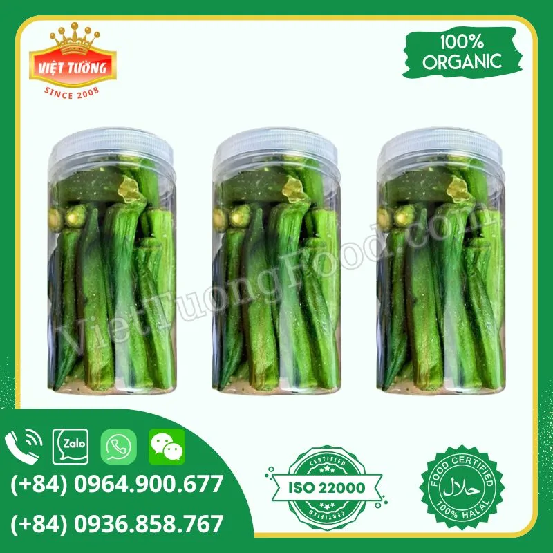 Đậu bắp sấy giòn - Dried Okra Đậu bắp sấy giòn - Dried Okra