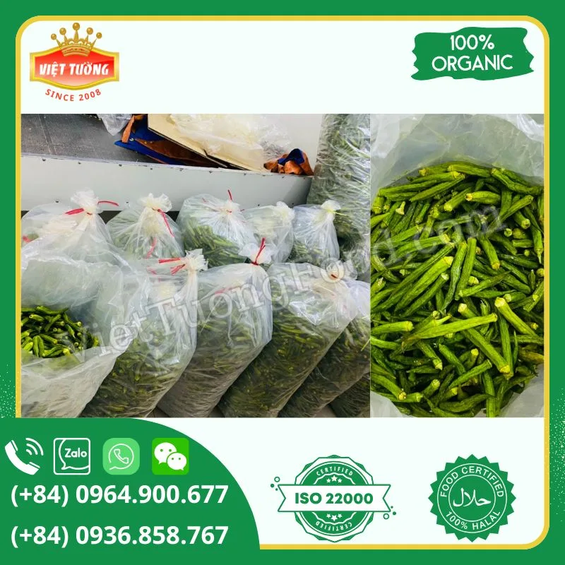 Đậu bắp sấy giòn - Dried Okra Đậu bắp sấy giòn - Dried Okra