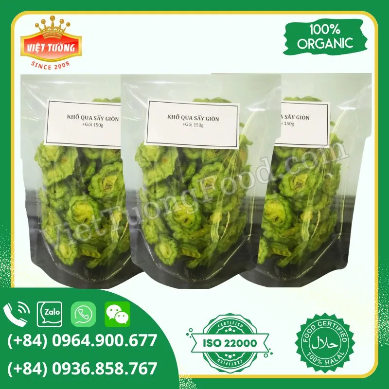 Khổ qua sấy giòn - Crispy Dried Bitter Melon Khổ qua sấy giòn - Crispy Dried Bitter Melon