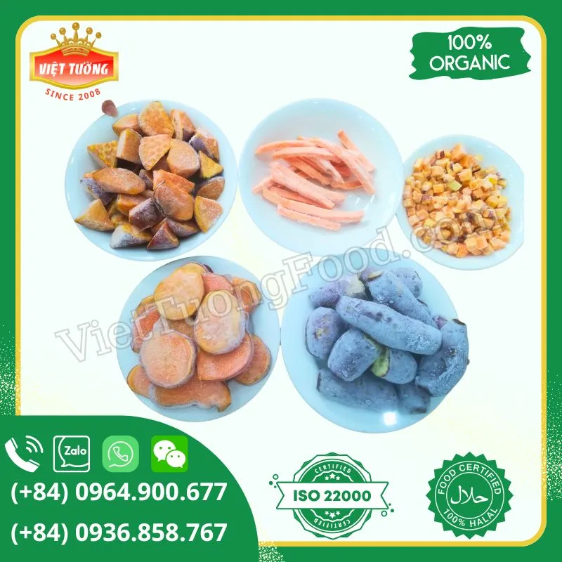 Khoai lang đông lạnh - Frozen Sweet Potato
