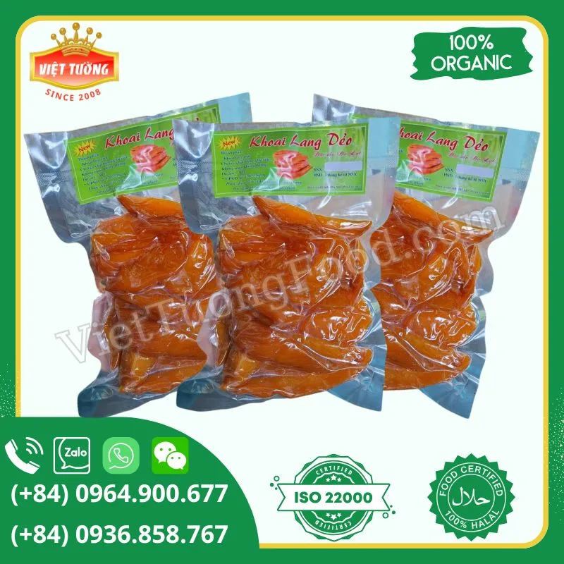 Khoai lang dẻo - Soft dried sweet potato Khoai lang dẻo - Soft dried sweet potato