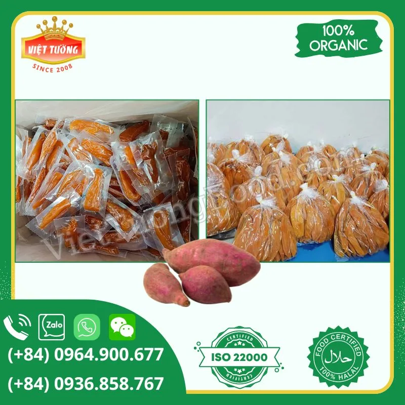 Khoai lang dẻo - Soft dried sweet potato Khoai lang dẻo - Soft dried sweet potato