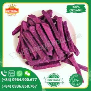 Khoai lang tím sấy giòn - Crispy Dried Purple Sweet Potato