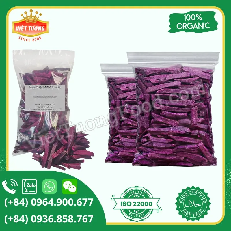 Khoai lang tím sấy giòn - Crispy Dried Purple Sweet Potato Khoai lang tím sấy giòn - Crispy Dried Purple Sweet Potato