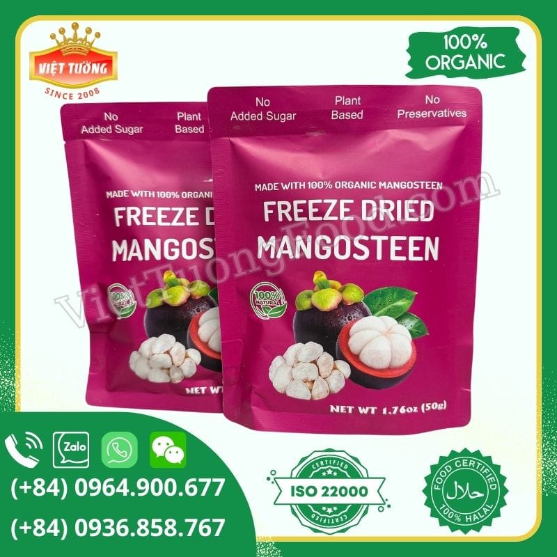 Măng cụt sấy thăng hoa - Freeze Dried Mangosteen Măng cụt sấy thăng hoa - Freeze Dried Mangosteen