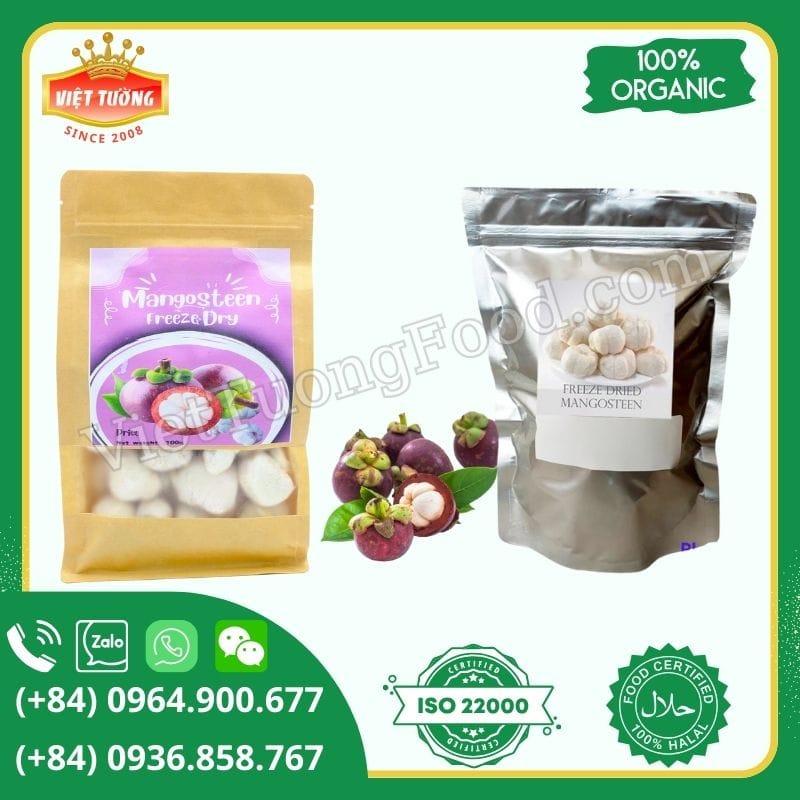 Măng cụt sấy thăng hoa - Freeze Dried Mangosteen Măng cụt sấy thăng hoa - Freeze Dried Mangosteen