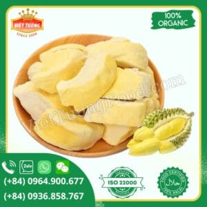 Freeze dried durian