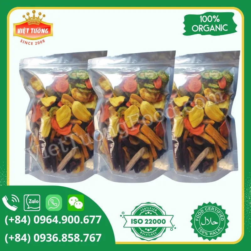Trái cây sấy thập cẩm - Mix Fruit Chips Trái cây sấy thập cẩm - Mix Fruit Chips