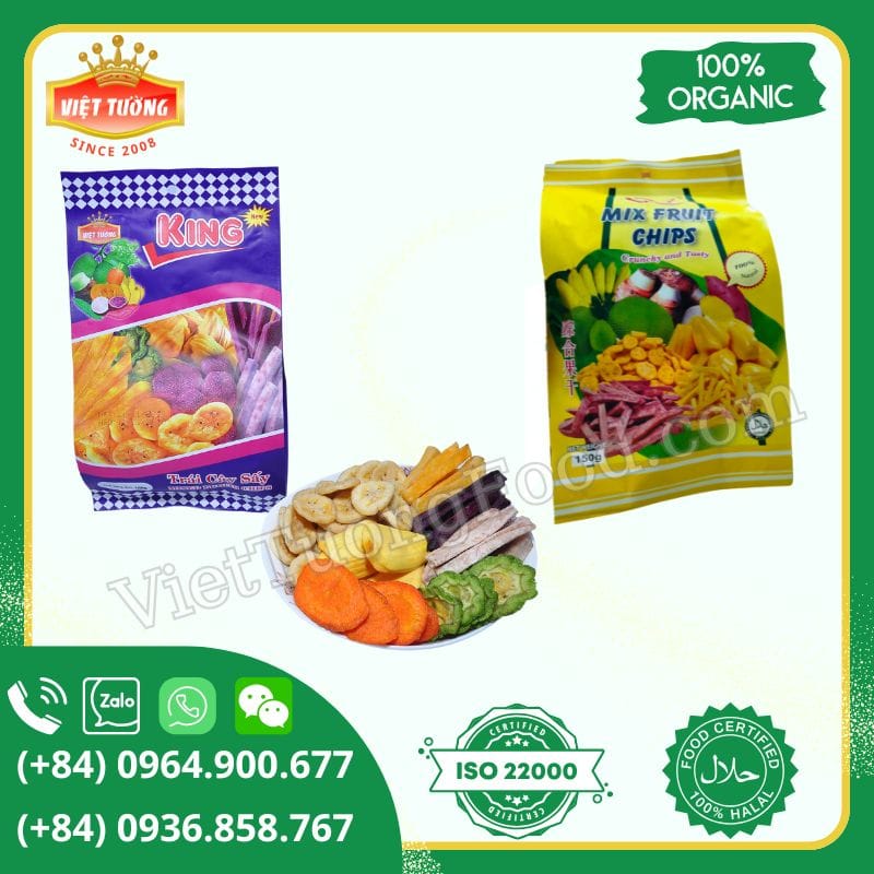 Trái cây sấy thập cẩm - Mix Fruit Chips Trái cây sấy thập cẩm - Mix Fruit Chips