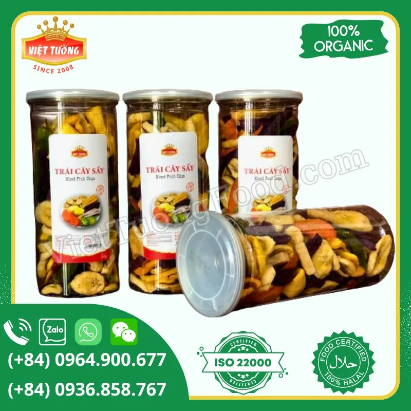 Trái cây sấy thập cẩm - Mix Fruit Chips Trái cây sấy thập cẩm - Mix Fruit Chips