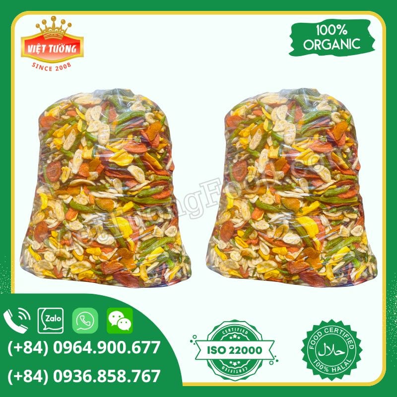 Trái cây sấy thập cẩm - Mix Fruit Chips Trái cây sấy thập cẩm - Mix Fruit Chips