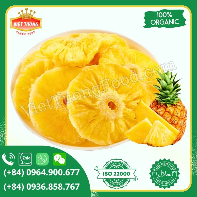 Khóm/Thơm sấy dẻo - Soft Dried Pineapple Khóm/Thơm sấy dẻo - Soft Dried Pineapple