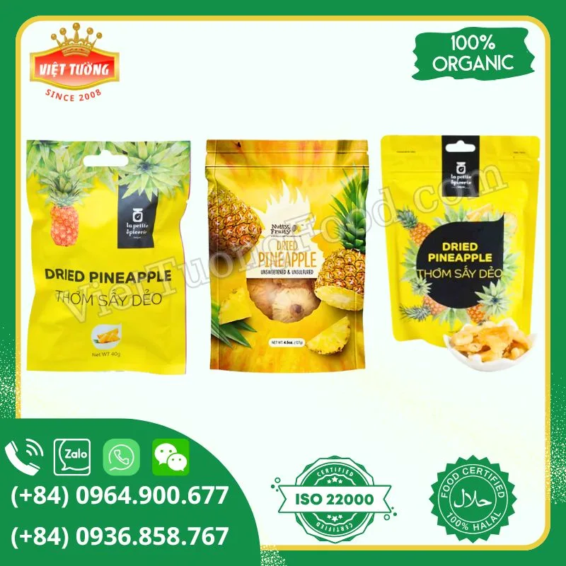 Thơm Sấy Dẻo - Soft Dried Pineapple Thơm Sấy Dẻo - Soft Dried Pineapple