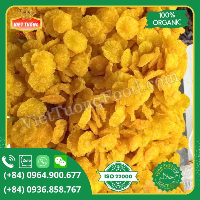 Khóm/Thơm sấy dẻo - Soft Dried Pineapple Khóm/Thơm sấy dẻo - Soft Dried Pineapple