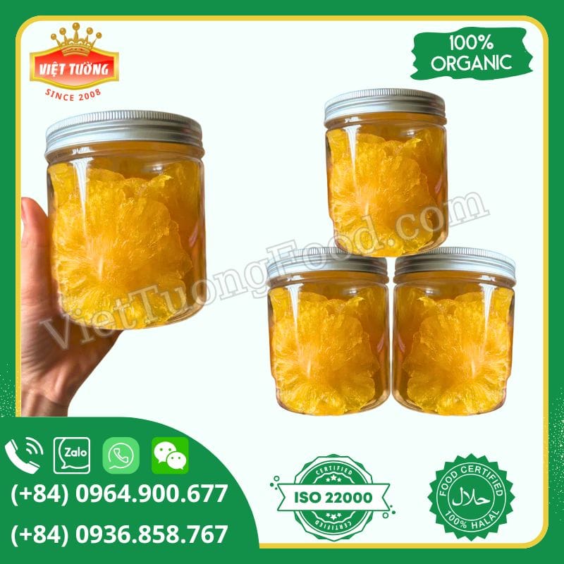 Khóm/Thơm sấy dẻo - Soft Dried Pineapple Khóm/Thơm sấy dẻo - Soft Dried Pineapple