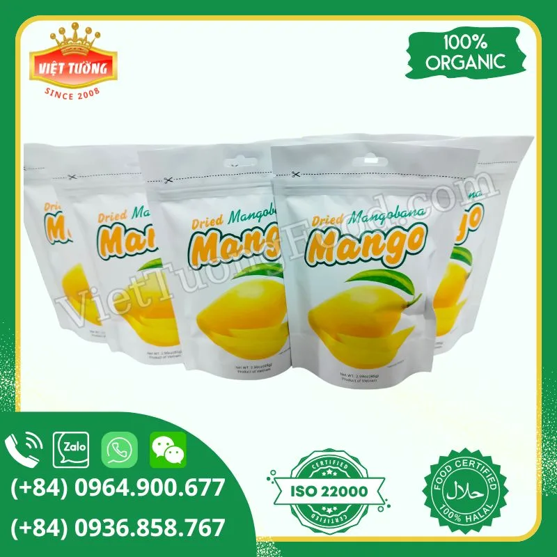 Xoài sấy dẻo - Soft dried mango Xoài sấy dẻo - Soft dried mango