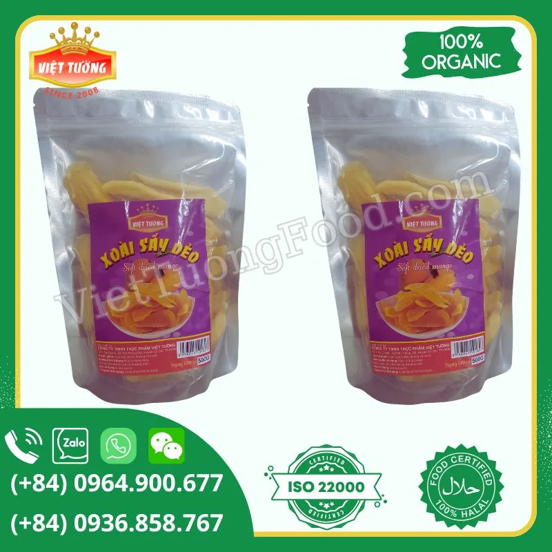 Xoài sấy dẻo - Soft dried mango Xoài sấy dẻo - Soft dried mango