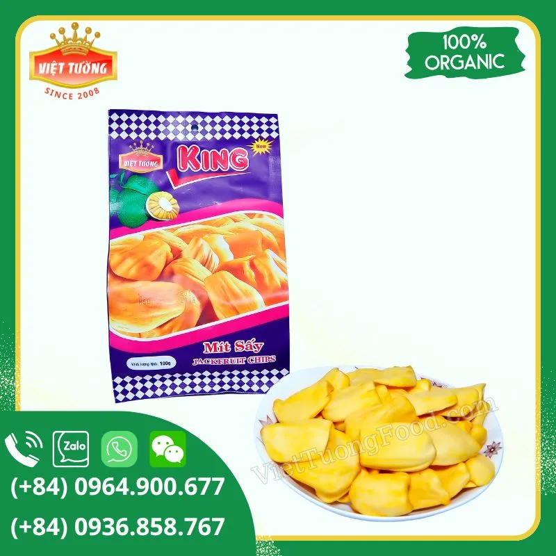 Mít sấy dầu hướng dương - Sunflower Oil-Dried Jackfruit