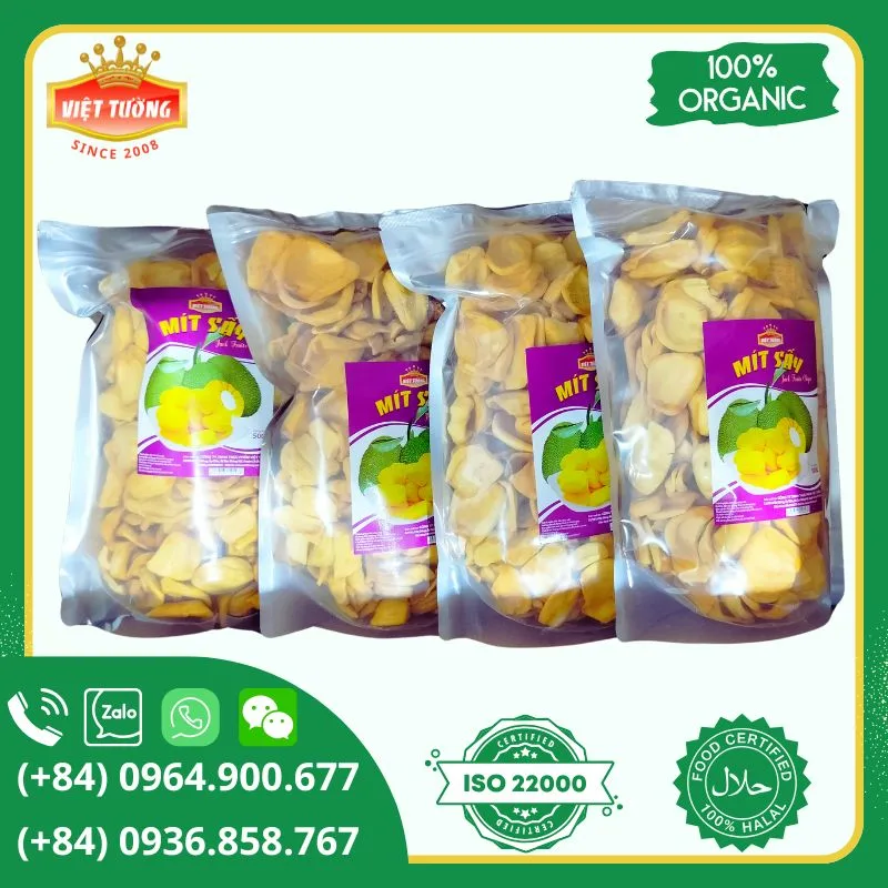 Mít sấy dầu hướng dương - Sunflower Oil-Dried Jackfruit